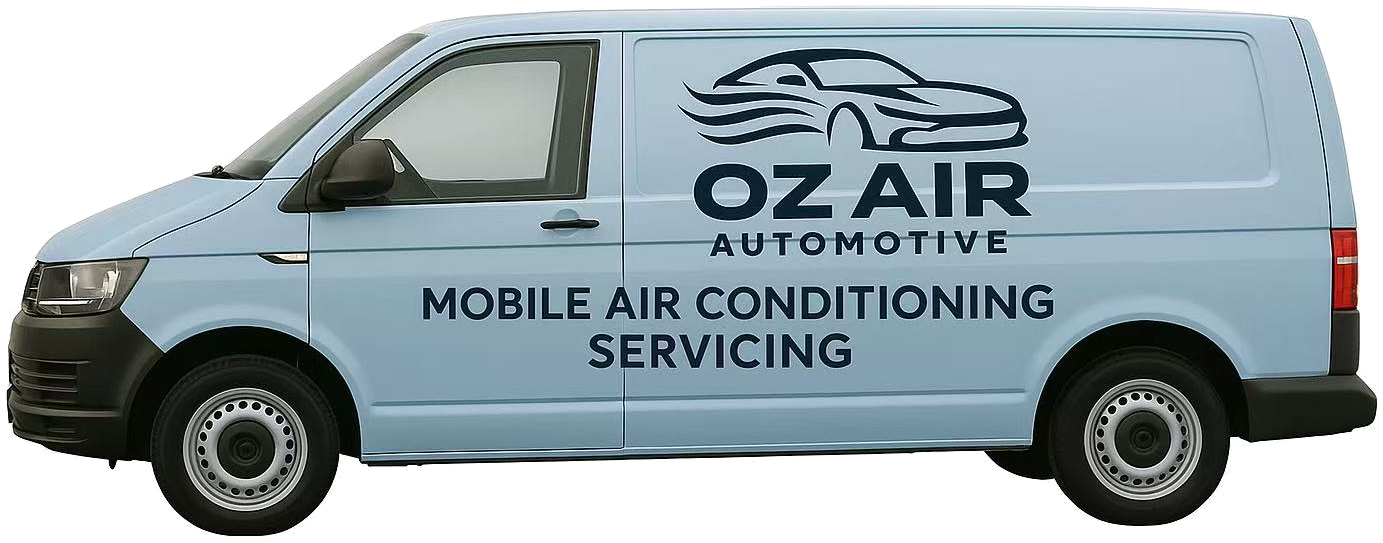 The Oz Air Automotive mobile air conditioning service van